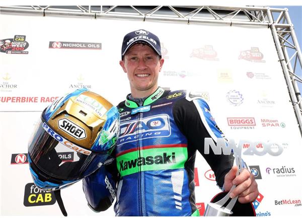 Podium Delight For Kawasaki at the North West 200!