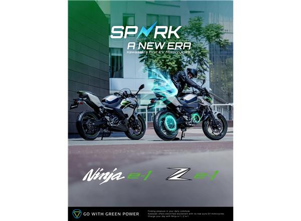 Kawasaki Ninja and Z EV models Spark a New Era