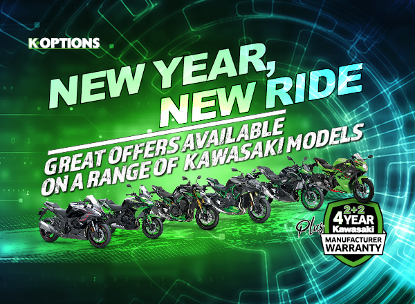 Attractive new promotions available with Kawasaki this Year!