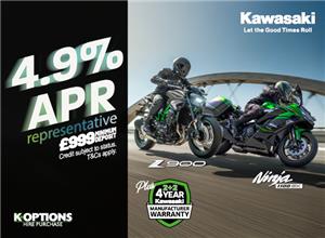 Ride away on your dream Kawasaki this summer