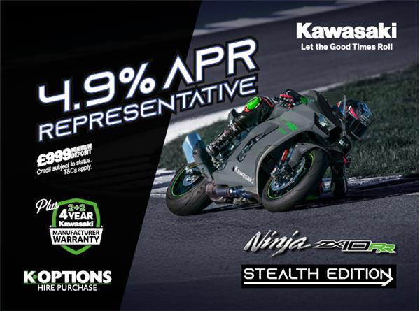 Ninja ZX-10RR Stealth Edition now available!