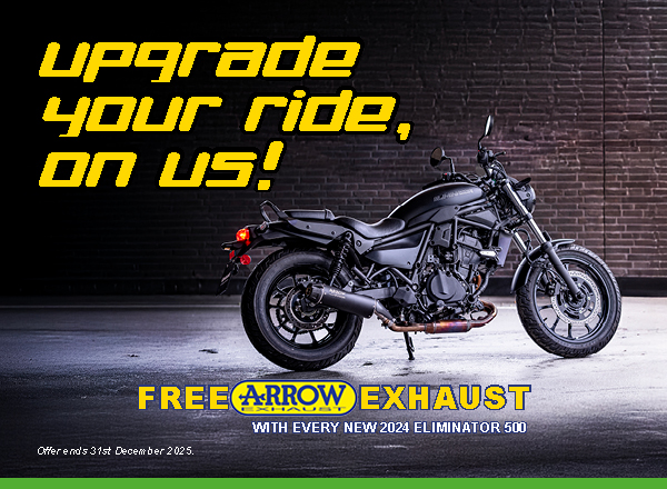 Cruise away with a free Arrow exhaust!
