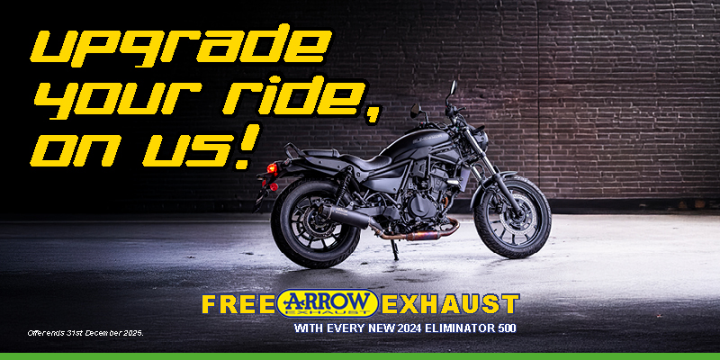 Cruise away with a free Arrow exhaust!