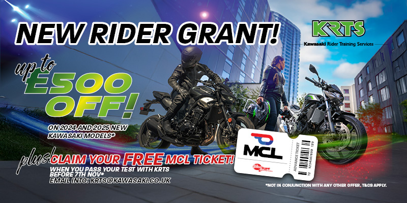 Kawasaki Launch 'New Rider Reward' Across A Range Of Machines! 