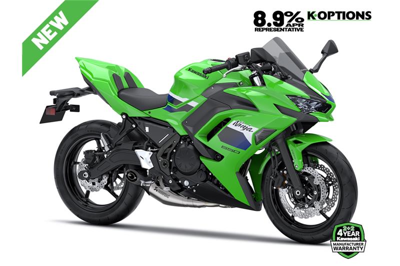 2026 Ninja 650 Akrapovic Performance