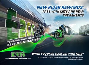 Kawasaki launches £200 new rider promotion