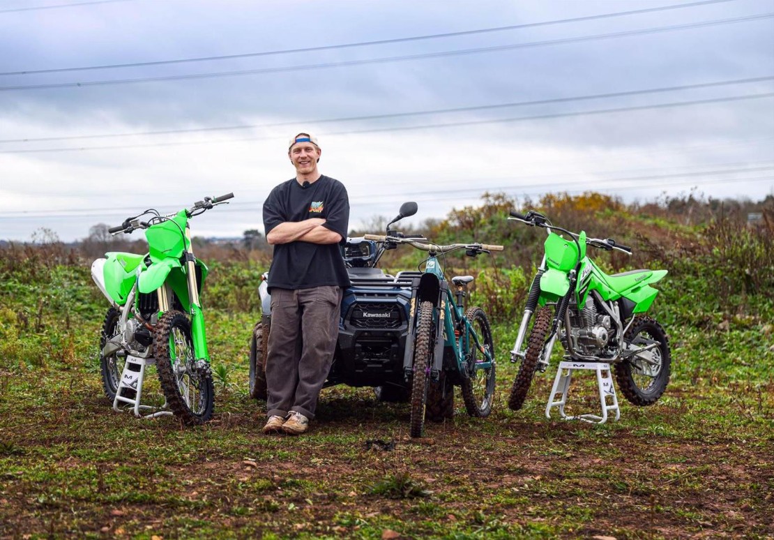 Kawasaki UK Partners With Downhill MTB Legend Bernard Kerr