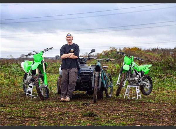 Kawasaki UK Partners With Downhill MTB Legend Bernard Kerr