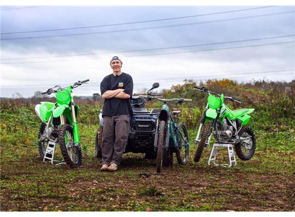 Kawasaki UK Partners With Downhill MTB Legend Bernard Kerr