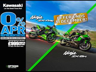 Ninja ZX-4RR and Ninja ZX-6R now available with 0% HP and 3.9% PCP APR Representative