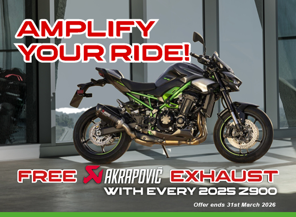 Amplify your 2026 With A Free Z900 Exhaust Upgrade! 