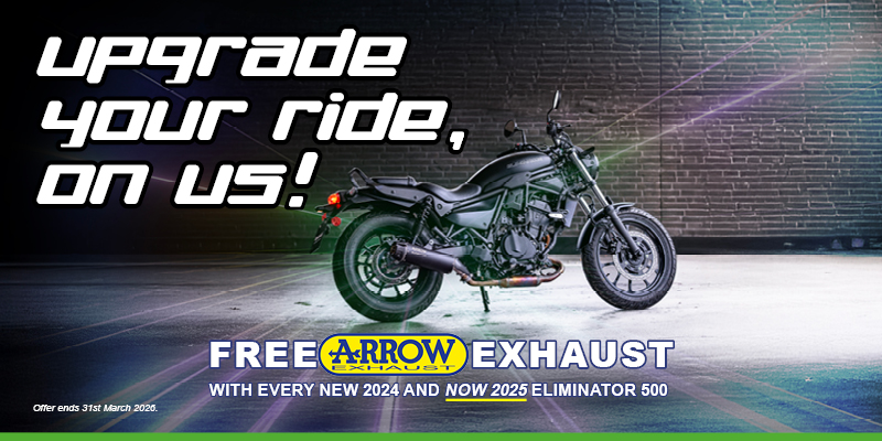 Cruise away with a free Arrow exhaust!