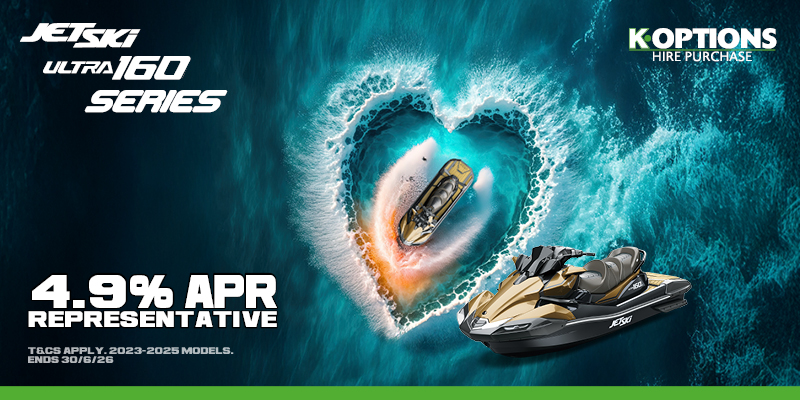 Make waves this Spring with the Kawasaki 160 Series & K-Options Finance