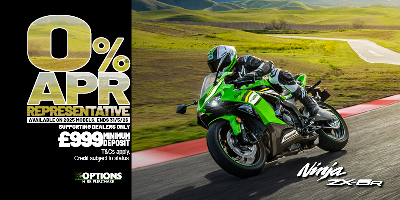 2025MY Ninja ZX-6R now available with 0% APR HP