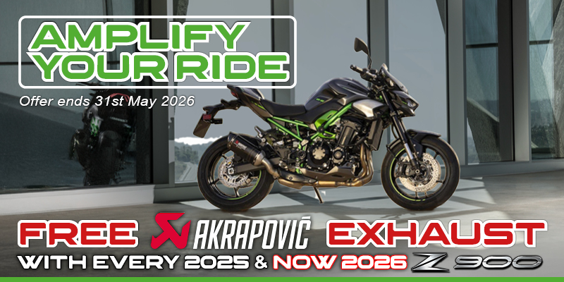 Amplify your 2026 With A Free Z900 Exhaust Upgrade! 