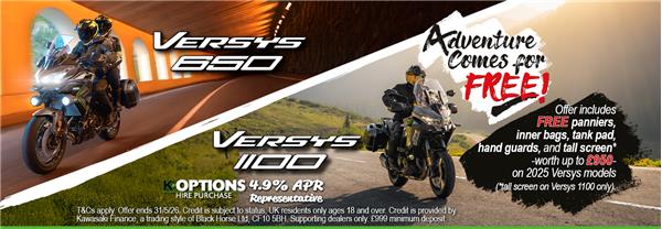 Adventure Comes For Free With Kawasaki This Spring!