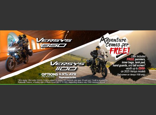 Adventure Comes For Free With Kawasaki This Spring!