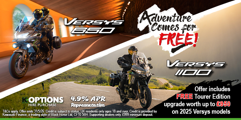 Adventure Comes For Free With Kawasaki This Spring!
