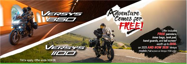 Adventure Comes For Free With Kawasaki This Spring!