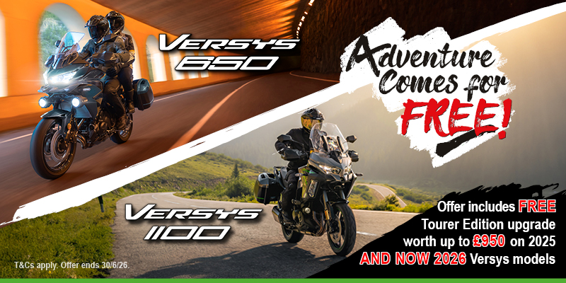 Adventure Comes For Free With Kawasaki This Spring!