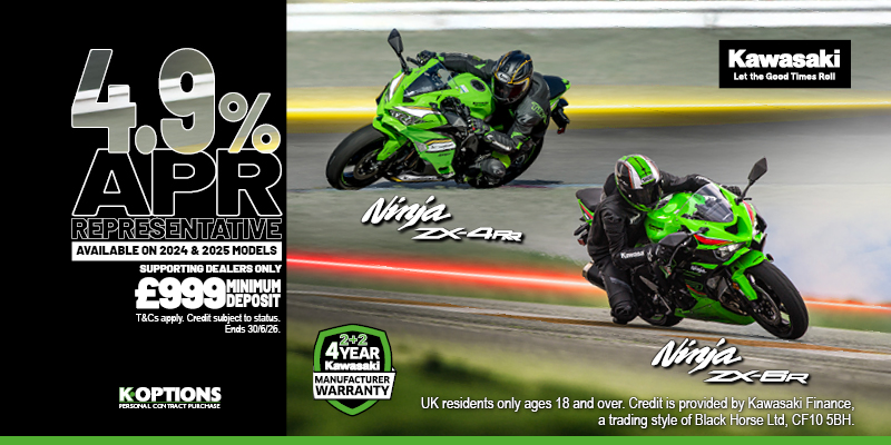 2025MY Ninja ZX-6R now available with 0% APR HP