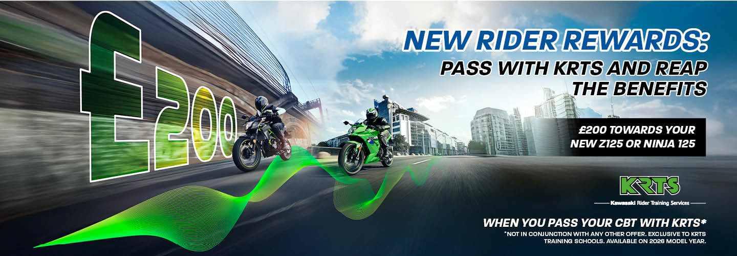 Kawasaki launches £200 new rider promotion