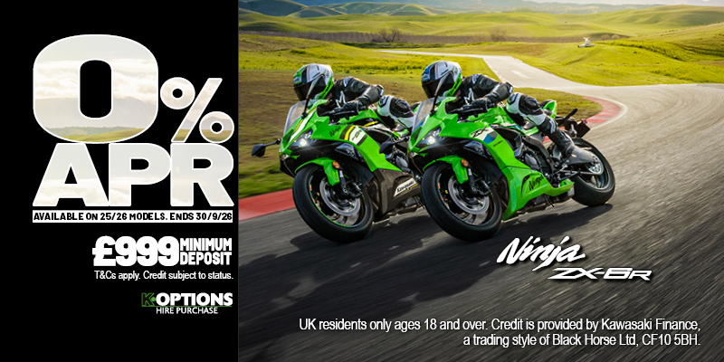 2025MY Ninja ZX-6R now available with 0% APR HP