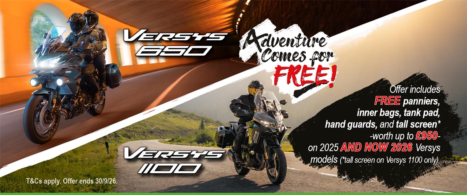 Adventure Comes For Free With Kawasaki This Spring!