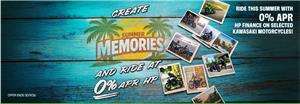 Ride this summer with 0% APR HP finance on selected Kawasaki motorcycles!