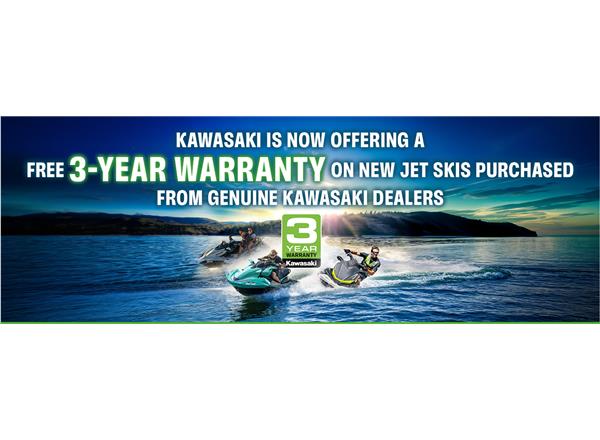 Kawasaki makes a splash with JET SKI Three Year Manufacturer Warranty