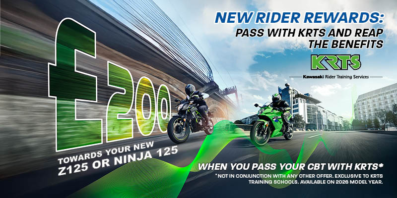 Kawasaki launches £200 new rider promotion