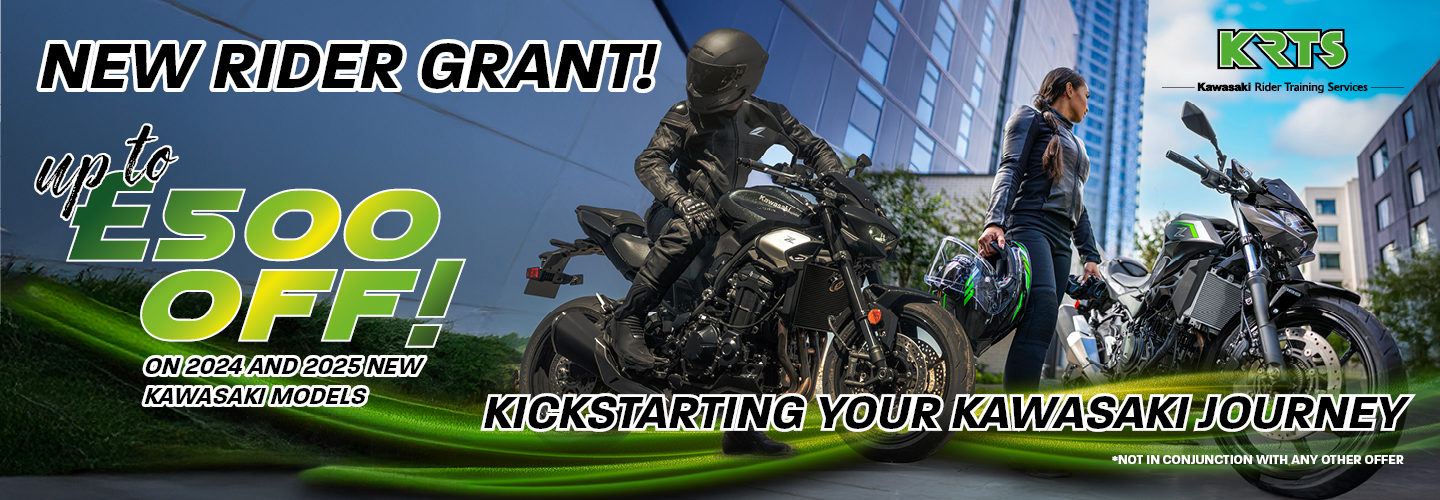 Kawasaki Launch ‘New Rider Grant’ Across A Range Of Machines!