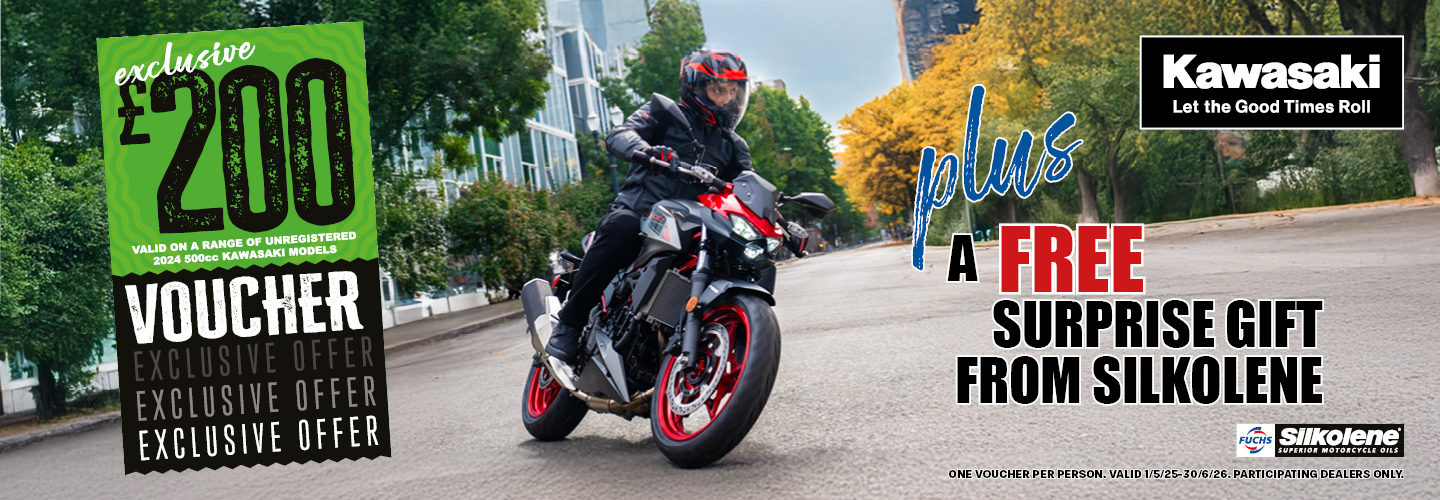 Claim your free gift and £200 off your favourite 500cc