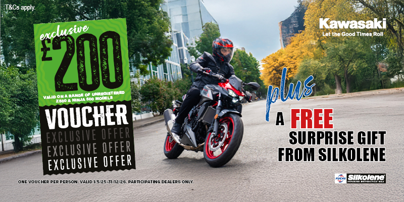 Claim your free gift and £200 off your favourite 500cc
