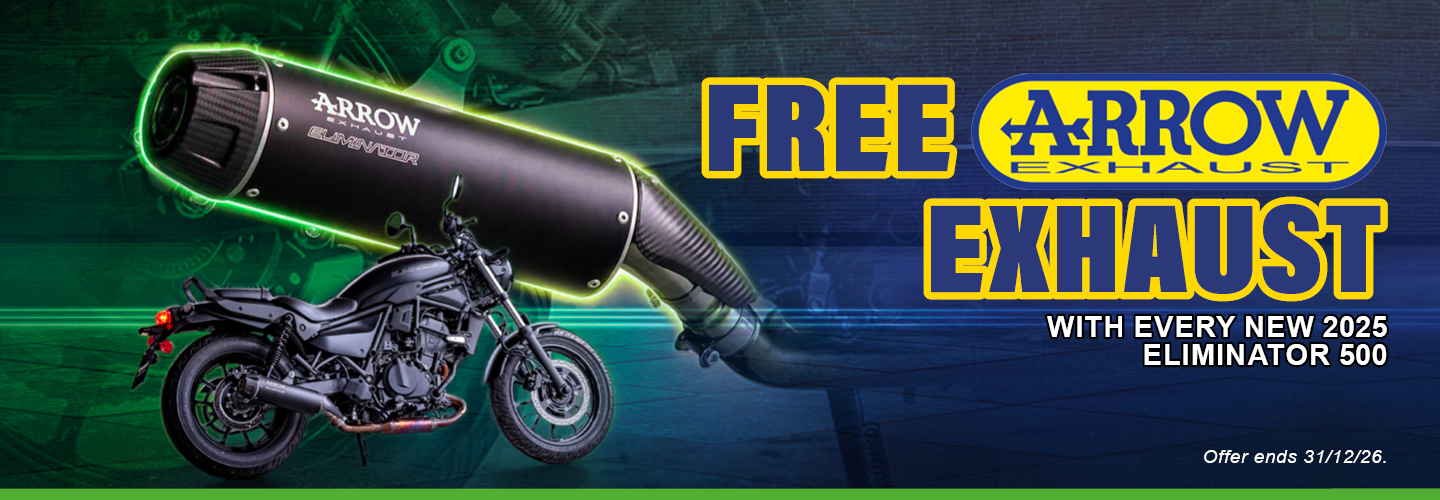 Cruise away with a free Arrow exhaust!
