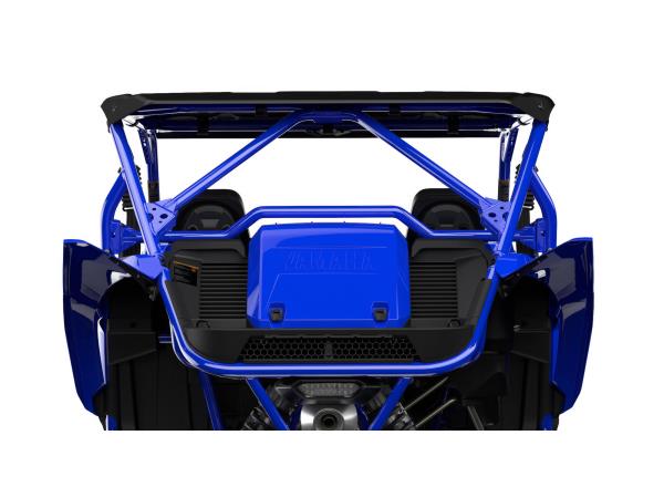Rear-mounted radiator