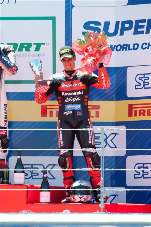 Salom storms podium at home race