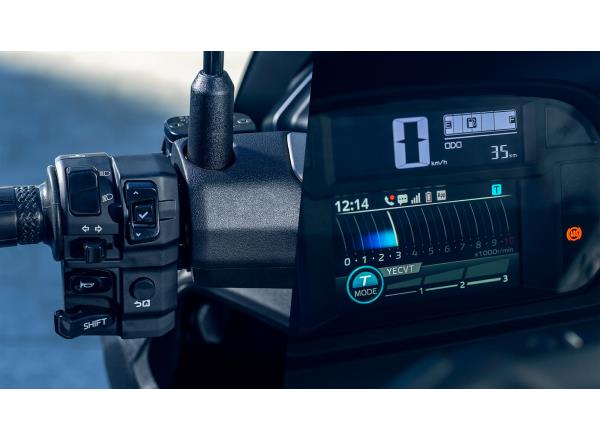 YECVT 2-mode adjustable transmission