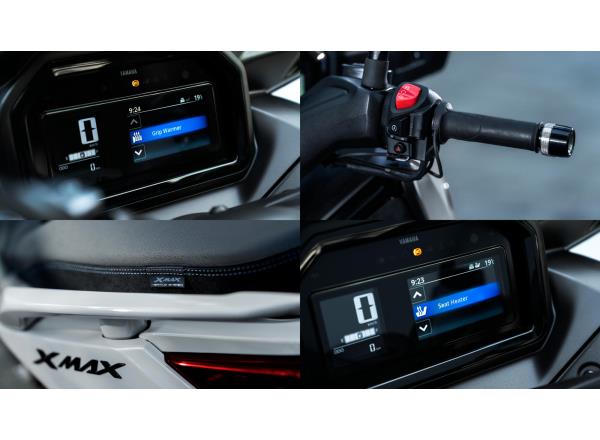 Heated grips and heated seat