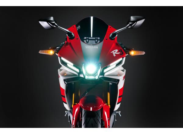 Twin-eye headlights and position lights