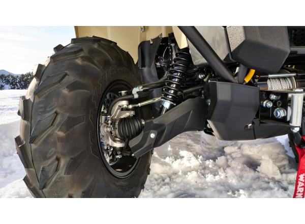 Independent suspension, front disc brakes
