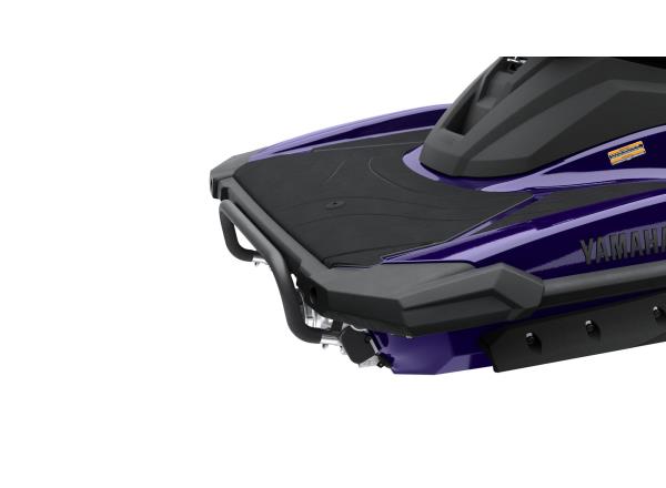 Extended rear platform and towing hook