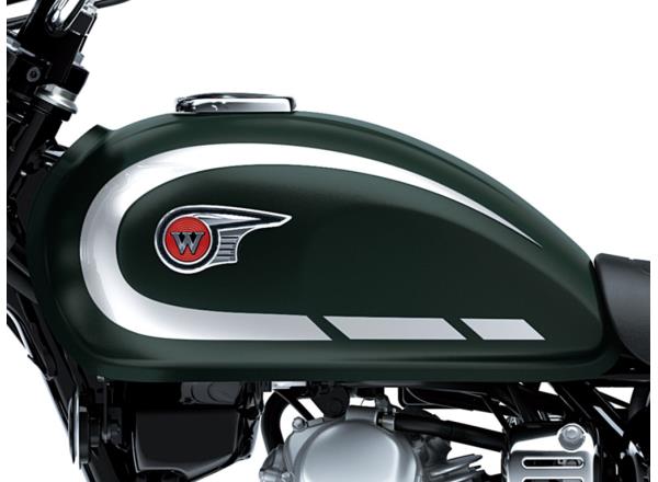 Classic-Style Teardrop Fuel Tank with 3D Emblem