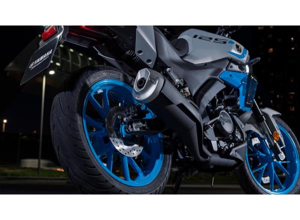 Wide 140-section rear tire