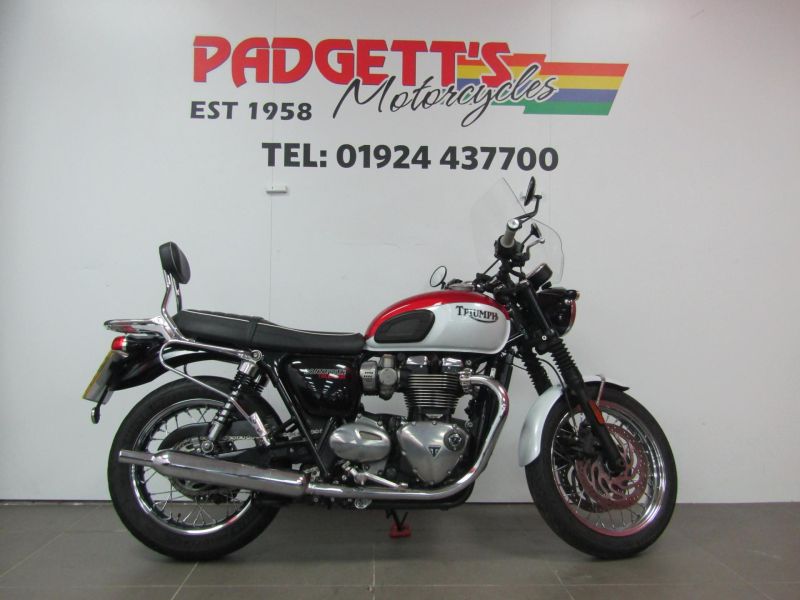 2020 Triumph Bonneville T120 BUD Ekins White/red
